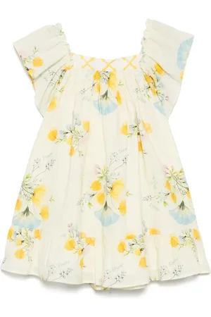 Eirene Kleid mit Blumen-Print