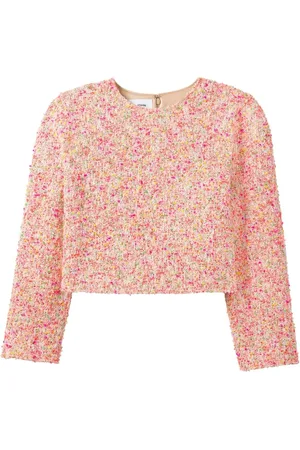 ST. JOHN Novelty Tweed-Oberteil