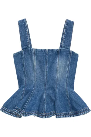 Msgm Oberteil aus Denim