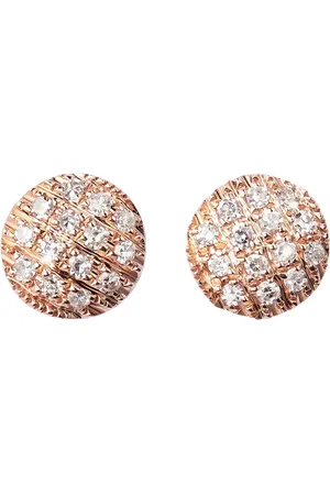Dana Rebecca Designs 14kt Rotgoldohrstecker mit Diamanten
