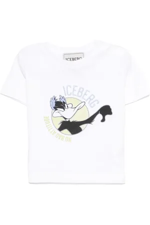 Iceberg T-Shirt mit Daffy-Duck-Print