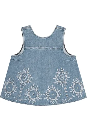 Ganni Rückenfreies Jeanstop