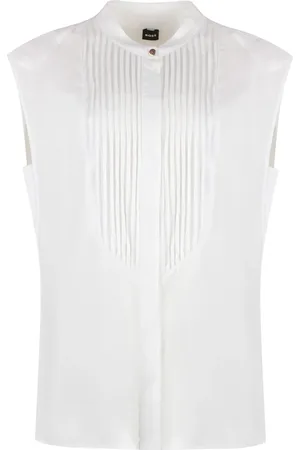 HUGO BOSS Bluse mit Falten