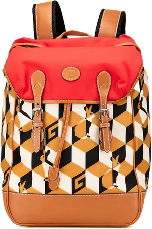 Gucci 2016-2024 Dans LeVert GG Rabbit Rucksack aus Nylon