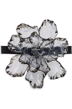 Alberta Ferretti Choker mit Blumenapplikation