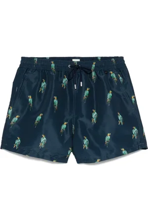 Paul Smith Badeshorts mit Papageien-Print