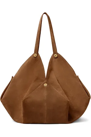 VERSACE Große Protea Schultertasche aus Wildleder