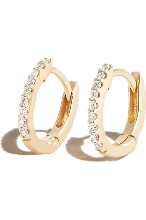 Dana Rebecca Designs 14kt Gelbgoldcreolen mit Diamanten