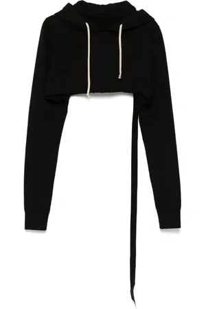 Rick Owens Cropped-Hoodie