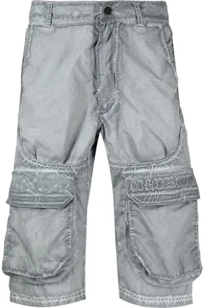 44 Label Group Cargo-Shorts mit Logo-Stickerei
