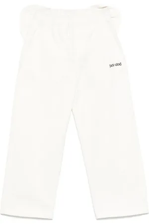 DOUUOD KIDS Hose mit Logo-Stickerei