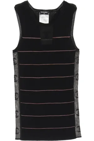 CHANEL 1986-1988 gestreiftes Tanktop
