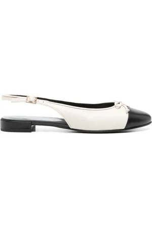 Tory Burch Slingback-Ballerinas mit angeschnittener Kappe