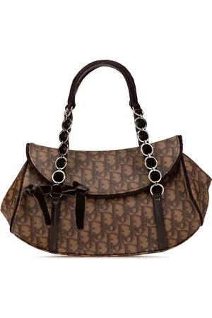 Dior 2005 Diorissimo Trotter Romantique Handtasche aus beschichtetem Canvas