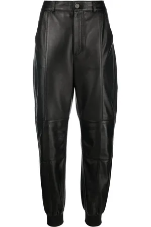 Karl Lagerfeld Tapered-Hose aus Leder