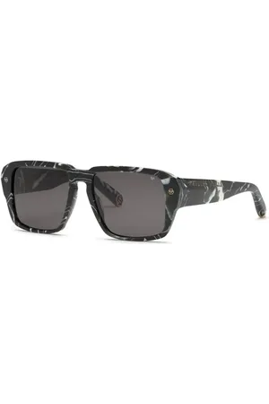 Philipp Plein Marmorierte Sonnenbrille
