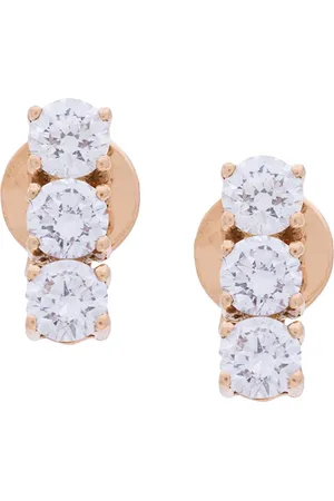 Anita 18kt Rotgoldohrstecker mit Diamanten