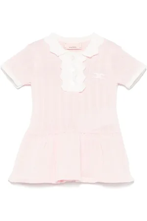 Elisabetta Franchi Kleid mit Logo-Stickerei