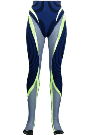PAOLINA RUSSO Leggings mit Kontrasteinsätzen