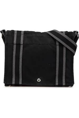 Hermès 20th Century Fourre Tout Besace MM Umhängetasche aus Canvas