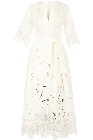 Elie saab Besticktes Midikleid