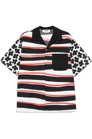 Msgm Popeline-Hemd mit Print-Mix