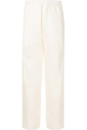 AMIR SLAMA Gestreifte Straight-Leg-Hose