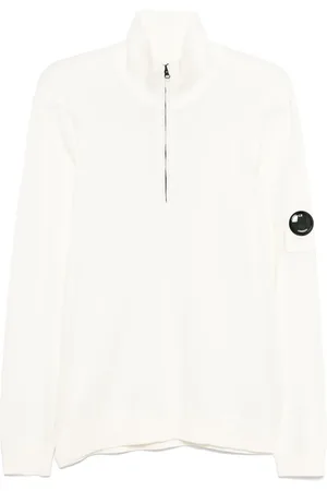 C.P. Company Pullover mit Lens-Detail