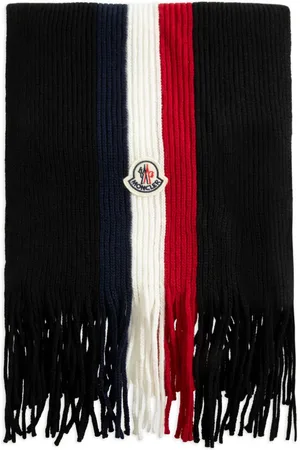 Moncler Schal mit Logo-Patch