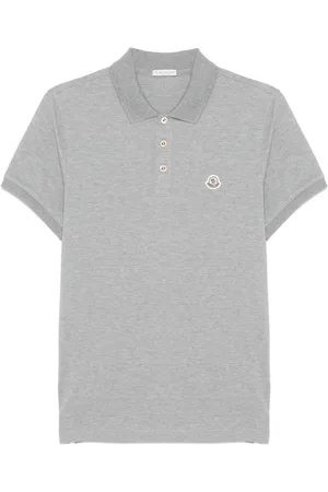 Moncler Poloshirt mit Logo-Patch