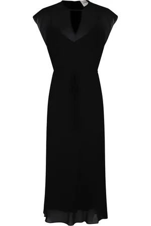 Calvin Klein Semi-transparentes Midikleid
