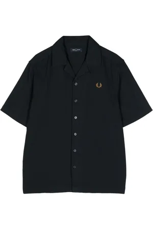 Fred Perry Hemd mit Logo-Stickerei