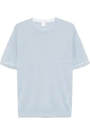 ELEVENTY T-Shirt mit Streifendetail