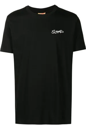AMIR SLAMA T-Shirt mit Monster-Print