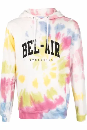 BEL-AIR ATHLETICS Hoodie mit Batikmuster