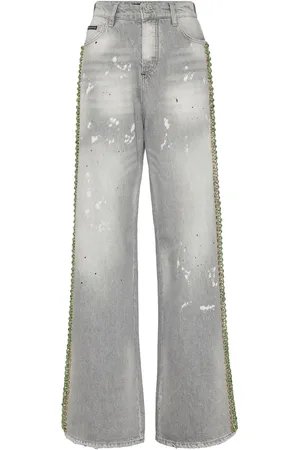 Philipp Plein Jeans mit Kristallverzierung