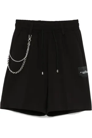 John Richmond Shorts mit Logo-Patch