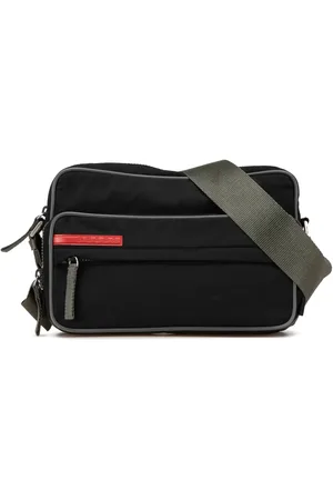 Prada 2010-2024 Sports Line Tessuto Front Pocket Umhängetasche