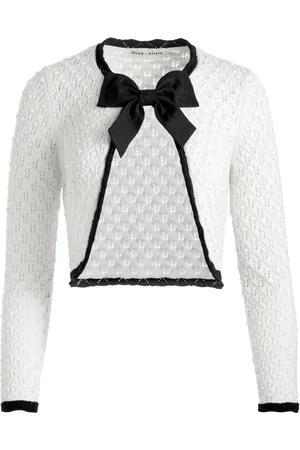ALICE+OLIVIA Dannie Cardigan mit Schleife