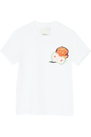 3.1 Phillip Lim T-Shirt mit Logo-Stickerei