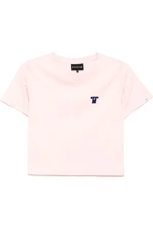 AGNÈS B. T-Shirt mit rundem Ausschnitt