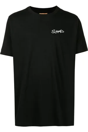 AMIR SLAMA T-Shirt mit Angel Demon-Print