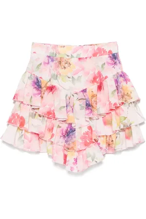 ACTUALEE Minirock mit Blumen-Print