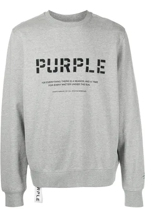 Purple Brand Sweatshirt mit Logo-Print