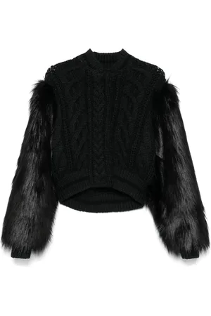 Givenchy Cardigan mit Faux Fur