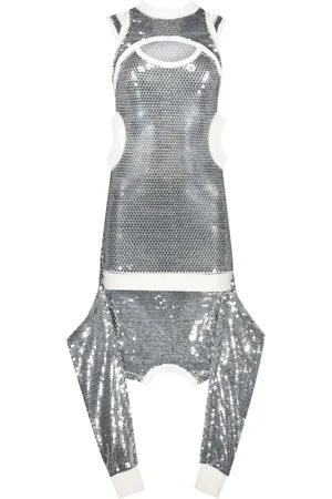 JEREMY SCOTT Kleid mit Pailletten