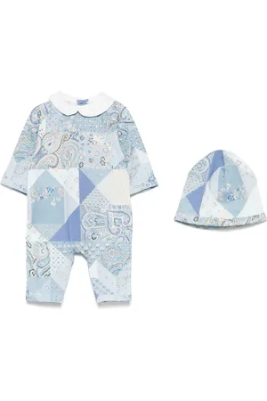 Etro Strampler-Set mit Paisley-Print