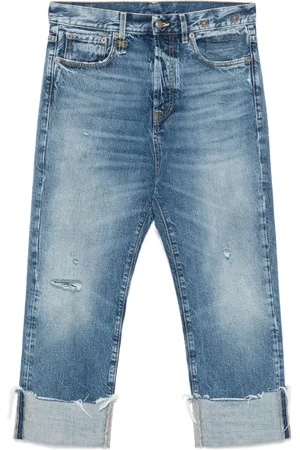 R13 Jeans mit tiefem Schritt