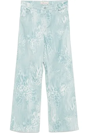 BLUMARINE Jeans mit Leoparden-Print