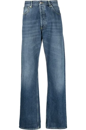 Alexander McQueen Straight-Leg-Jeans mit Applikation